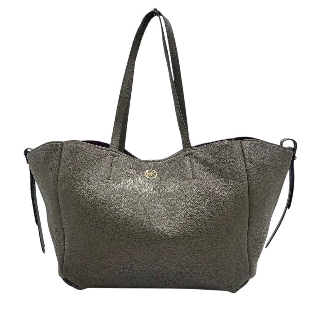 マイケルコース トートバッグ 緑 グリーン ワンショルダー レザー 本革 ハンドバッグ 肩掛け可 肩かけ可 ロゴ ゴールド金具 おしゃれ MICHAEL KORS s10