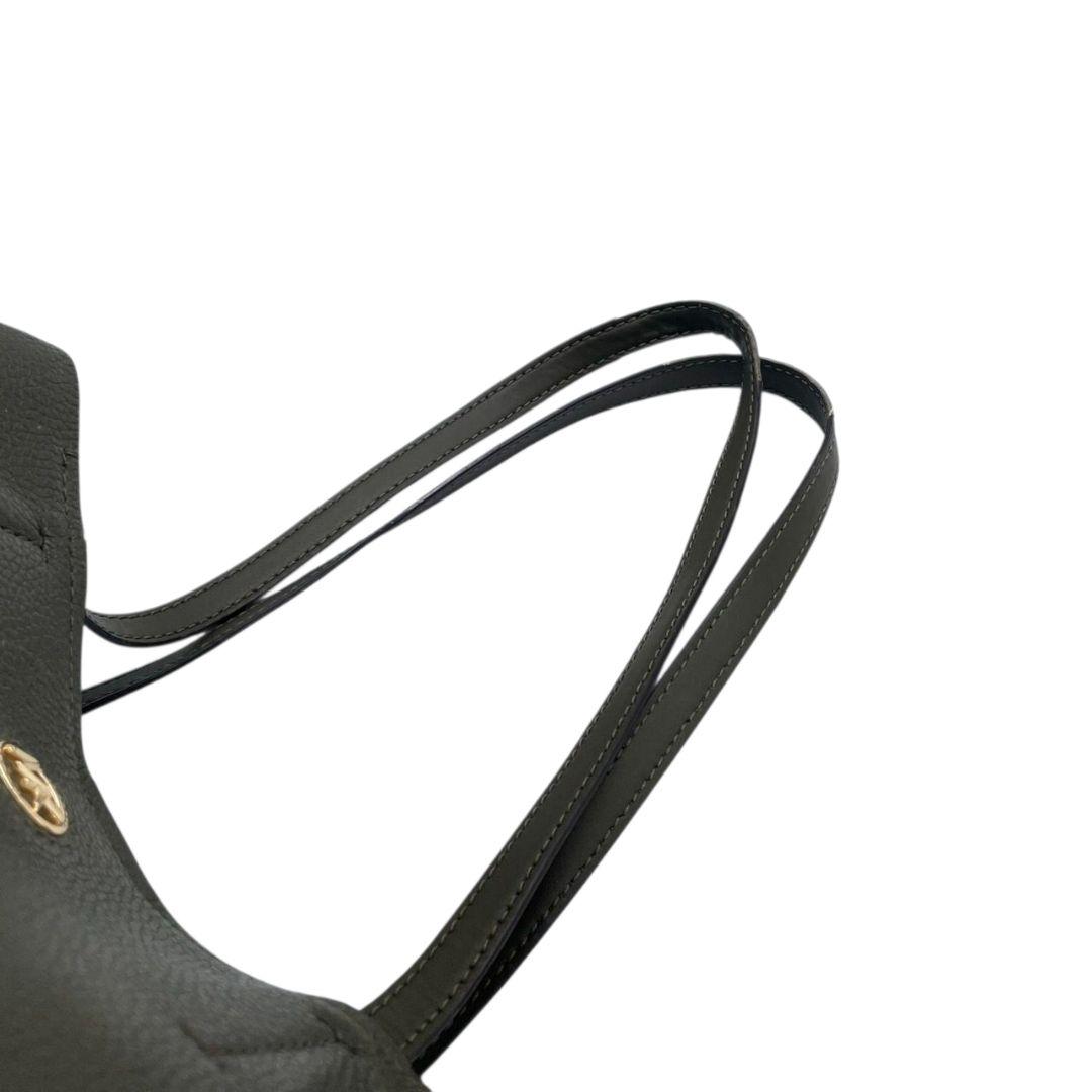 マイケルコース トートバッグ 緑 グリーン ワンショルダー レザー 本革 ハンドバッグ 肩掛け可 肩かけ可 ロゴ ゴールド金具 おしゃれ MICHAEL KORS s10