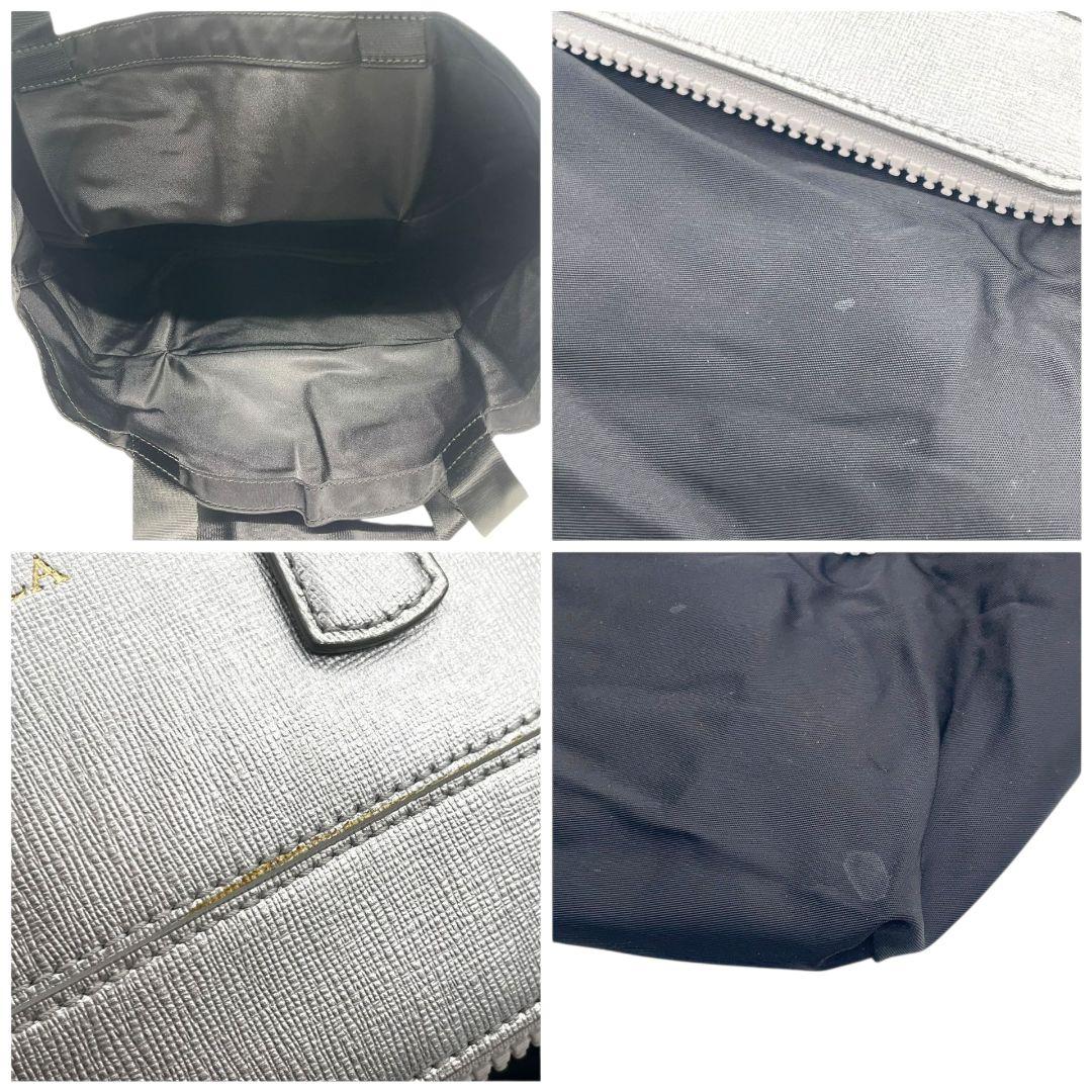 フルラ トートバッグ 黒 ブラック A4収納可 ワンショルダー ハンドバッグ ナイロン レザー 本革 肩掛け可 シルバー金具 ゴールド金具 ロゴ FURLA 通勤 通学 おしゃれ