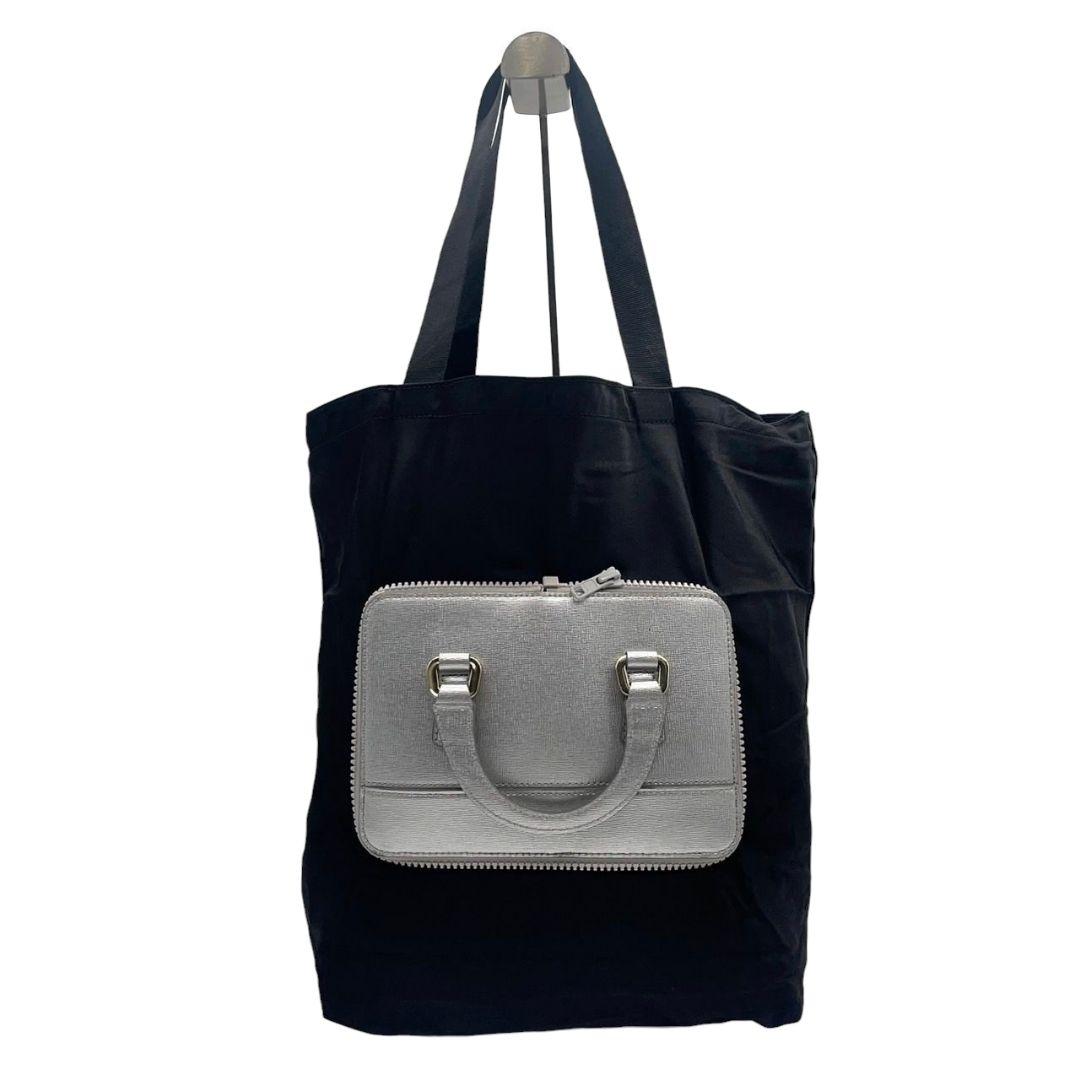 フルラ トートバッグ 黒 ブラック A4収納可 ワンショルダー ハンドバッグ ナイロン レザー 本革 肩掛け可 シルバー金具 ゴールド金具 ロゴ FURLA 通勤 通学 おしゃれ