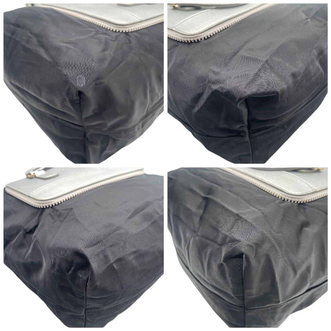 フルラ トートバッグ 黒 ブラック A4収納可 ワンショルダー ハンドバッグ ナイロン レザー 本革 肩掛け可 シルバー金具 ゴールド金具 ロゴ FURLA 通勤 通学 おしゃれ