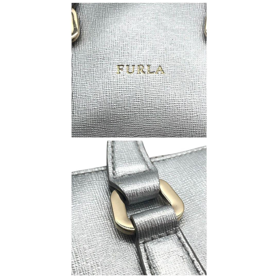 フルラ トートバッグ 黒 ブラック A4収納可 ワンショルダー ハンドバッグ ナイロン レザー 本革 肩掛け可 シルバー金具 ゴールド金具 ロゴ FURLA 通勤 通学 おしゃれ