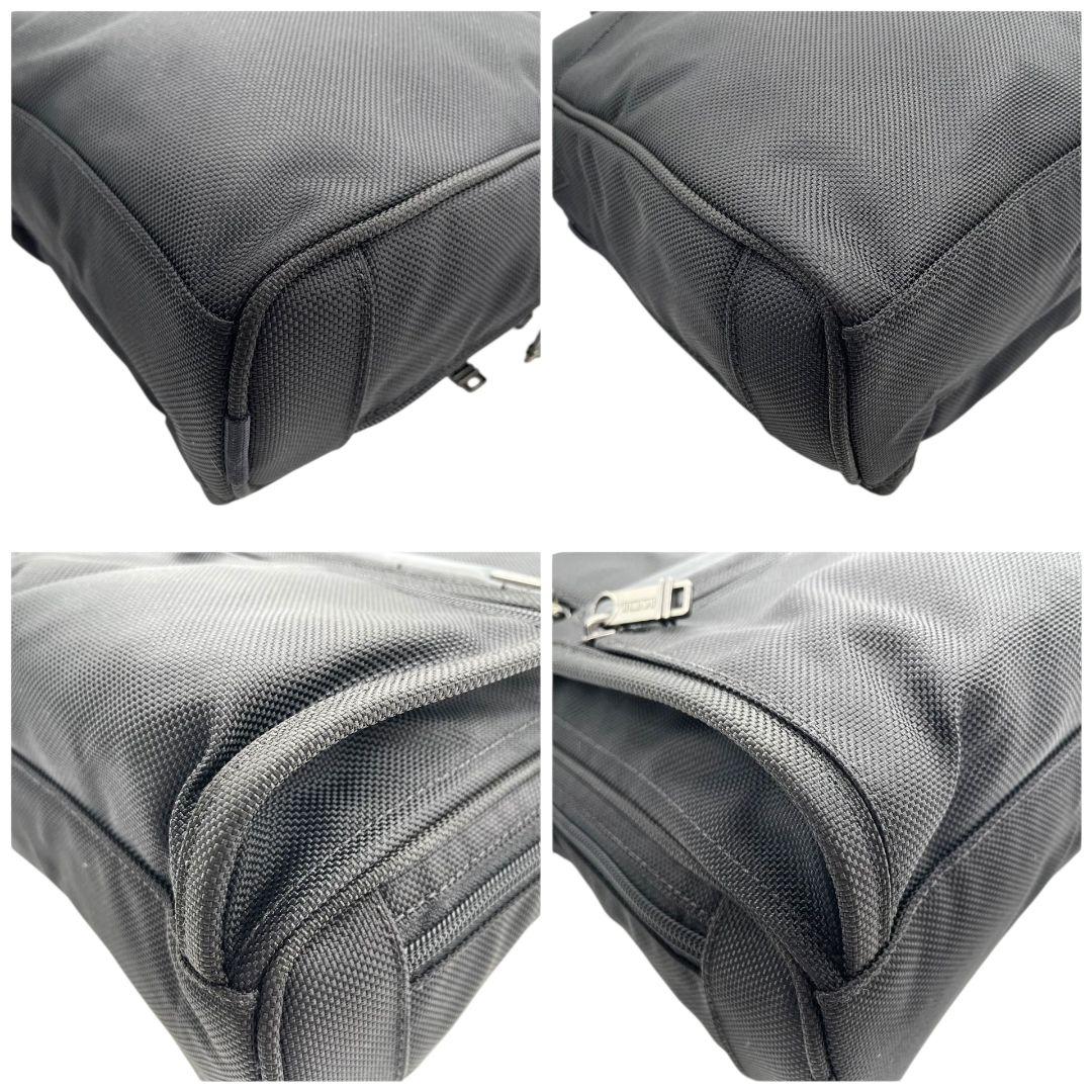 トゥミ ショルダーバッグ 黒 ロゴ 斜め掛け可 ビジネスバッグ キャンバス ブラック シルバー金具 メンズ TUMI T7 クロスボディ ナイロン風 軽量 通勤 通学 オシャレ