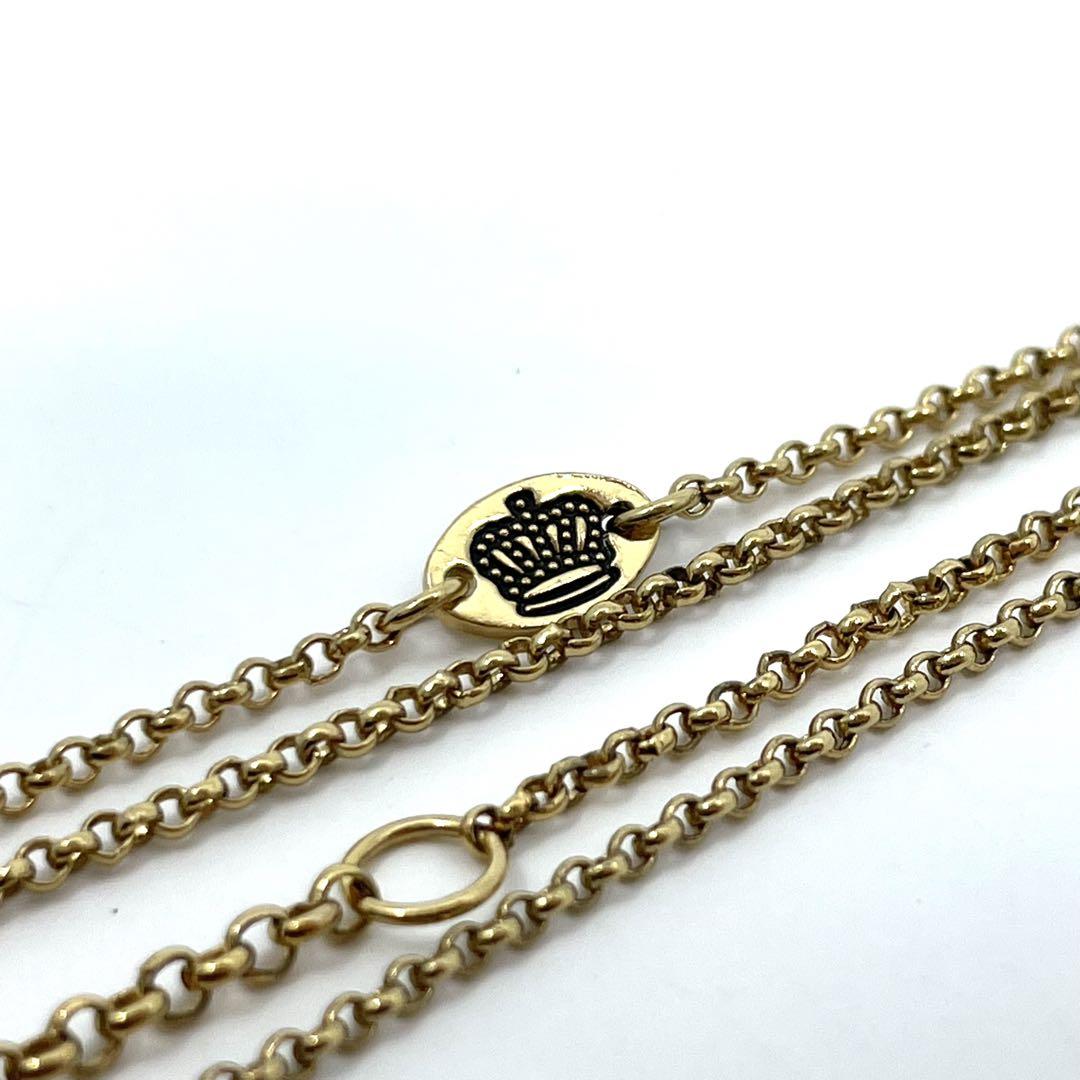 極美品 ジューシークチュール JUCYCOUTURE ネックレス ゴールド ハート ヴィンテージ ビンテージ クリスタル ストーン レア 稀少 ロック系