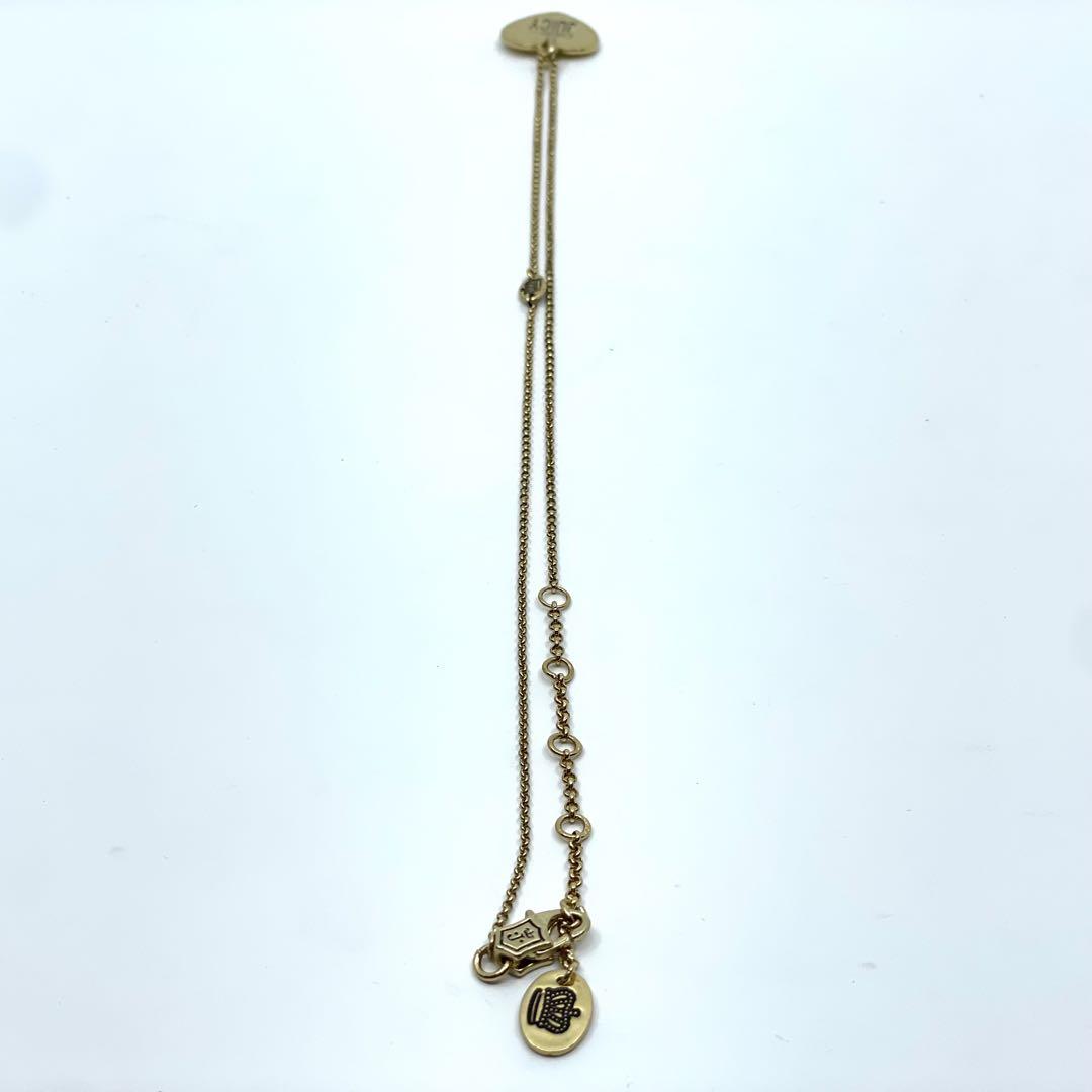 極美品 ジューシークチュール JUCYCOUTURE ネックレス ゴールド ハート ヴィンテージ ビンテージ クリスタル ストーン レア 稀少 ロック系