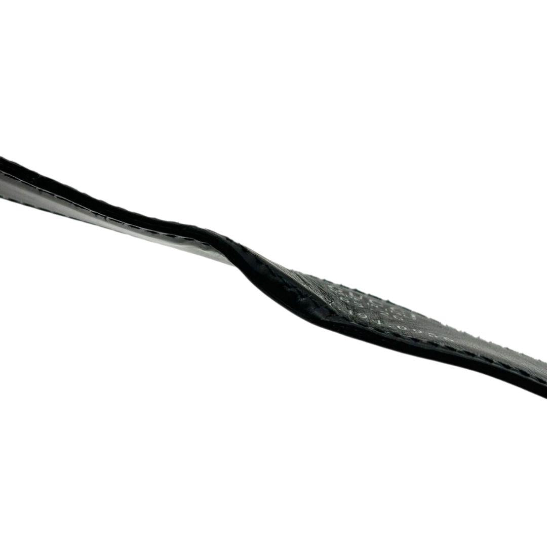 グッチ ベルト 黒 ブラック Gロゴバックル PX-3 レザー 本革 シルバー金具 高級 ブランド メンズ GUCCI