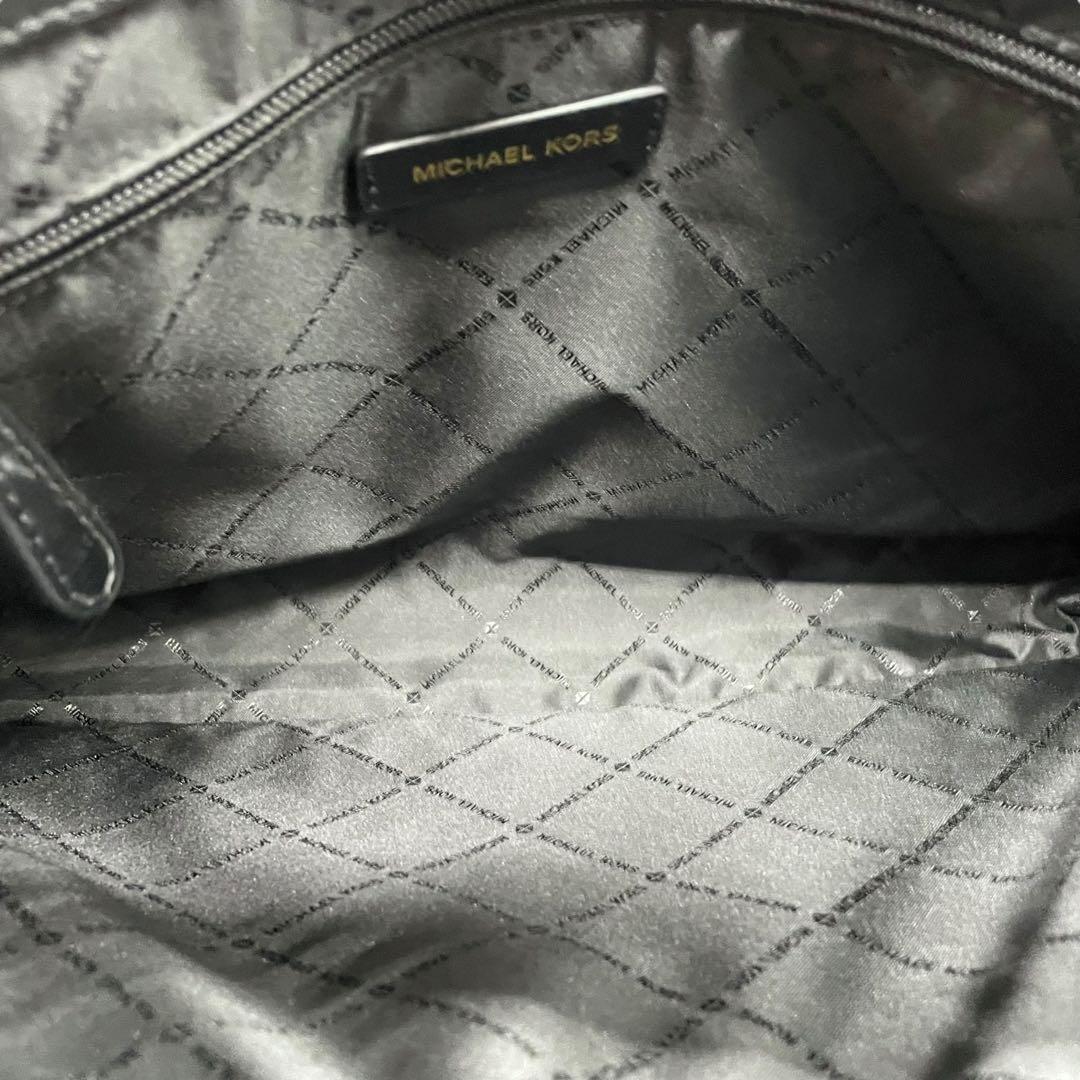 マイケルコース レザー トートバッグ ビジネス A4収納可 ブラック ゴールド金具 ロゴ刻印 ワンショルダー 肩掛け可 大容量 メンズ レディース MICHAEL KORS