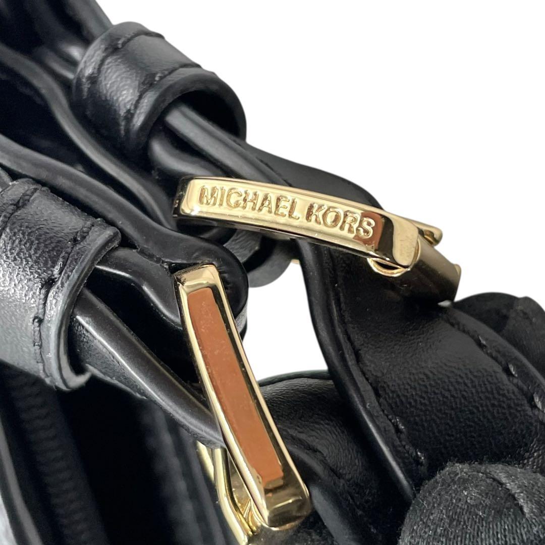 マイケルコース レザー トートバッグ ビジネス A4収納可 ブラック ゴールド金具 ロゴ刻印 ワンショルダー 肩掛け可 大容量 メンズ レディース MICHAEL KORS