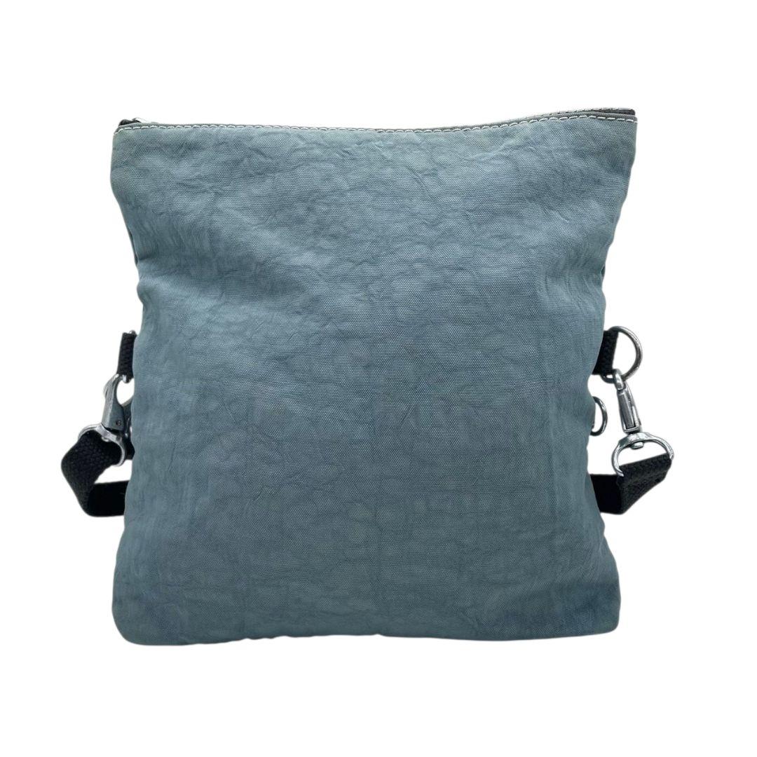 キプリング Kipling ショルダーバッグ 青 ブルー ナイロン ロゴ チャーム付き 斜め掛け可 s6 レディース