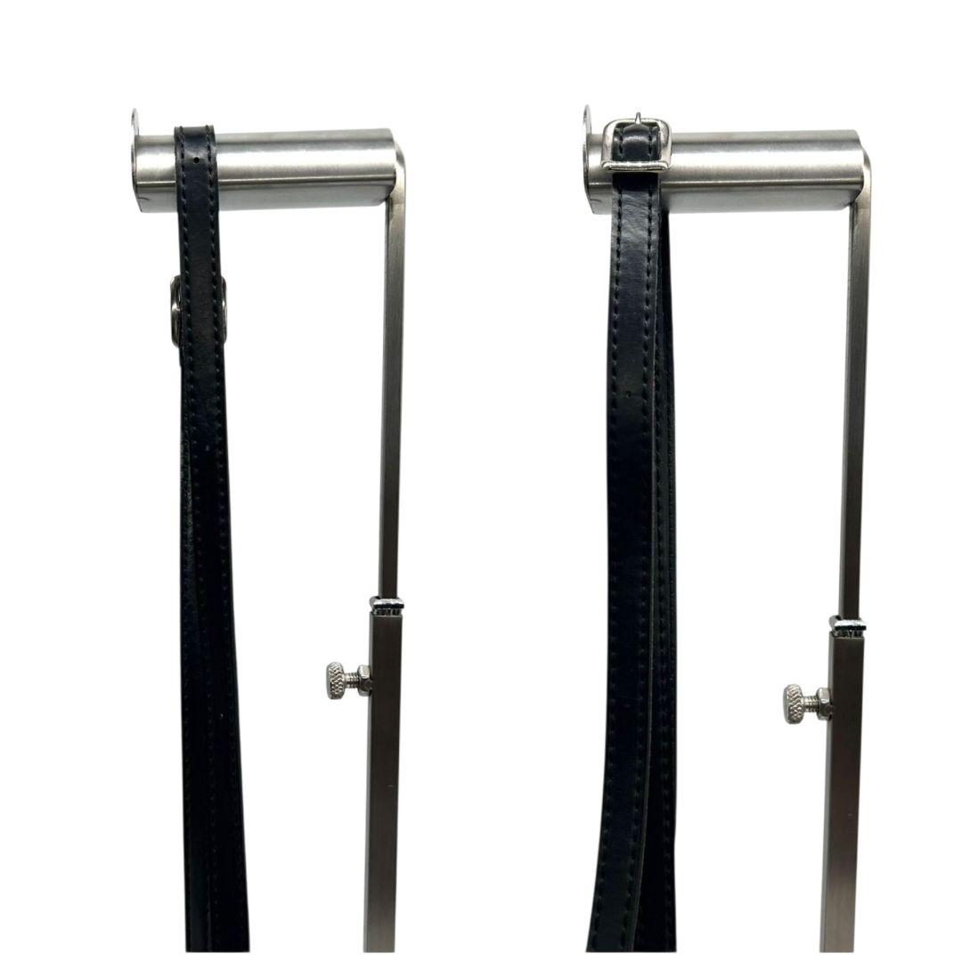 シール ショルダーバッグ 黒 ブラック がま口 レザー 本革 斜め掛け可 ロゴプレート シルバー金具 シンプル 高級感 SEAL s62