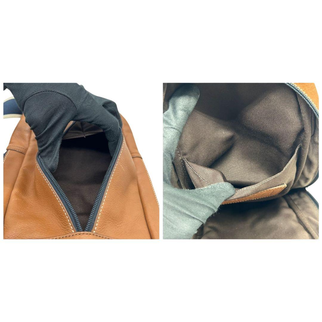 コーチ ボディバッグ 茶 ブラウン ショルダーバッグ 斜め掛け可 レザー 本革 ロゴ シルバー金具 COACH F70811 メンズ レディース オシャレ 本物保証 鑑定済 スピード発送