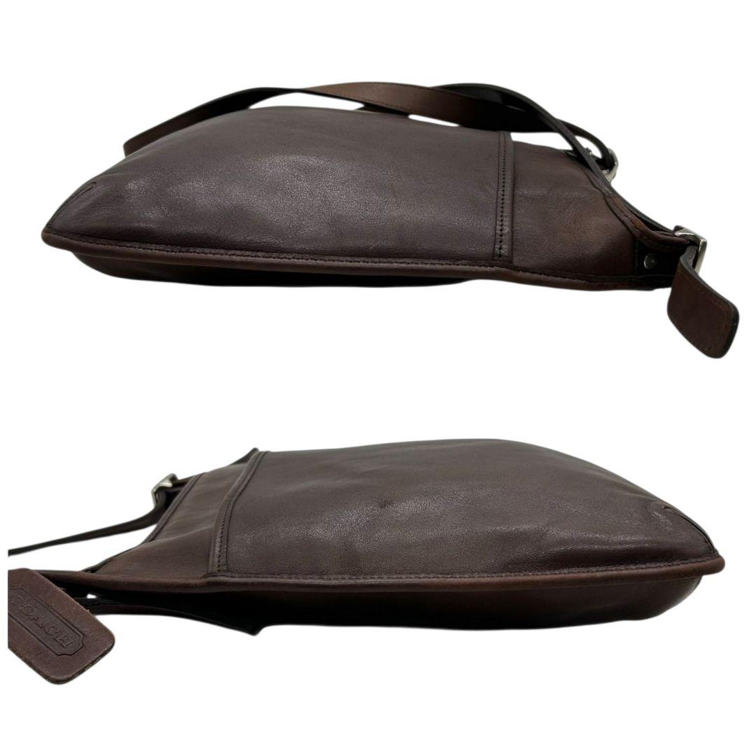 COACH コーチ ショルダーバッグ ブラウン 茶 オールドコーチ エルゴ ワンショル レザー 本革 斜め掛け可 シルバー金具 ロゴタグ トートバッグ ハンドバッグ s72 9146