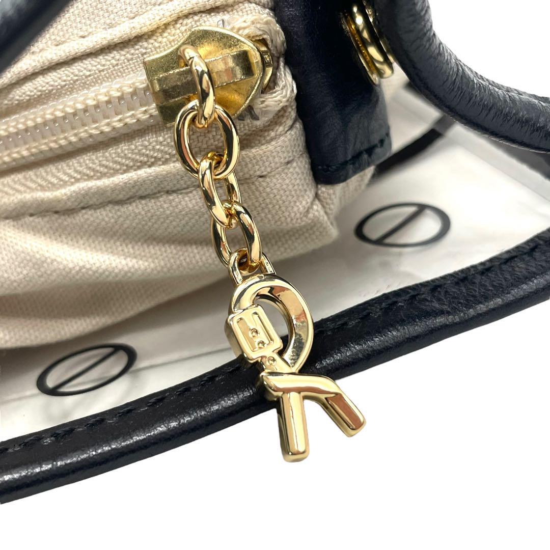 ロベルタディカメリーノ トロンプルイユ クリア トートバッグ A4収納 内袋付き ワンショルダー ビニールバッグ 内装キャンバス 総柄 ゴールド金具 肩掛け可 ハンドバッグ Roberta di Camerino