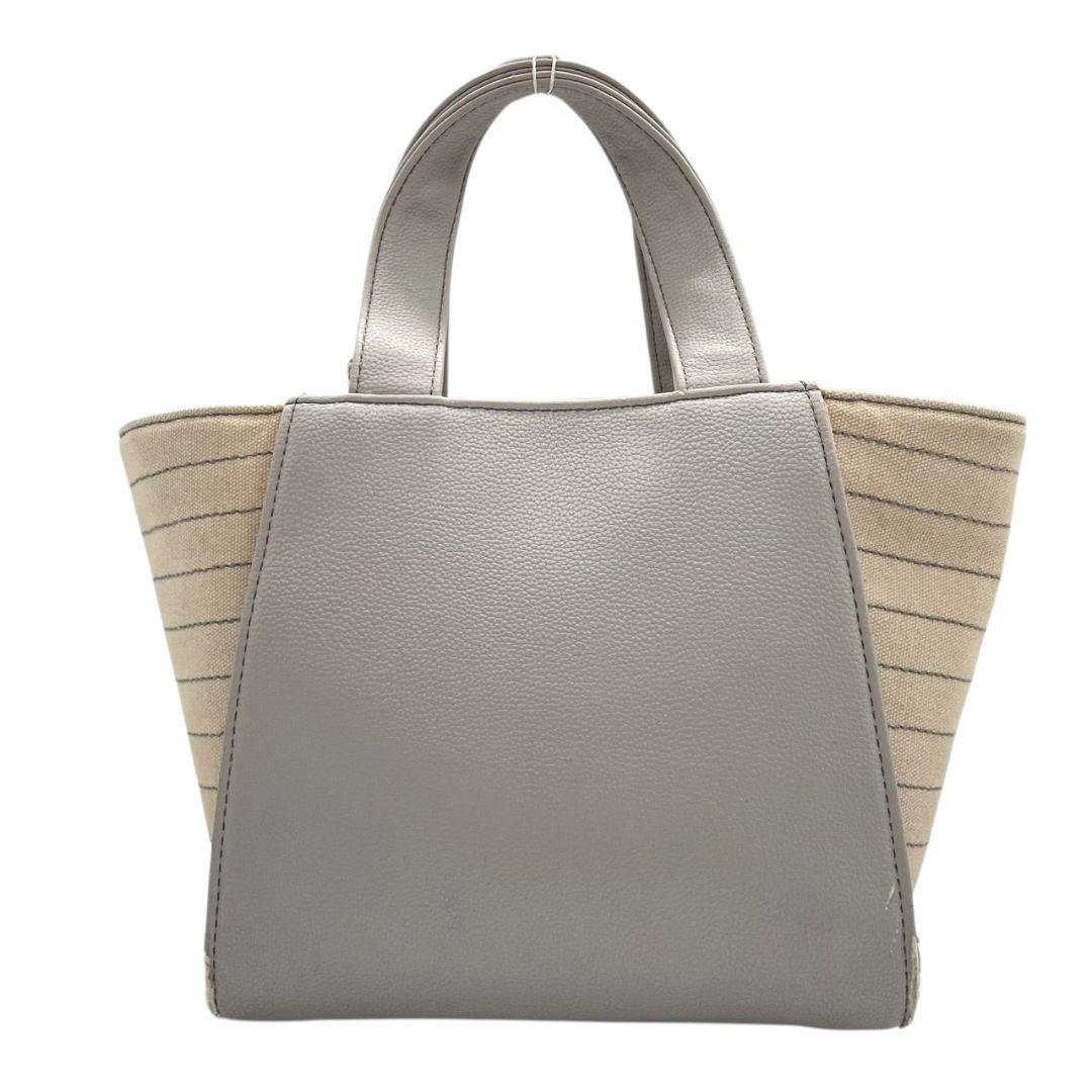 ジルスチュアート ハンドバッグ アイボリー リボン ストライプ トートバッグ キャンバス ロゴ s10 JILLSTUART 上品 かわいい レディース バッグ