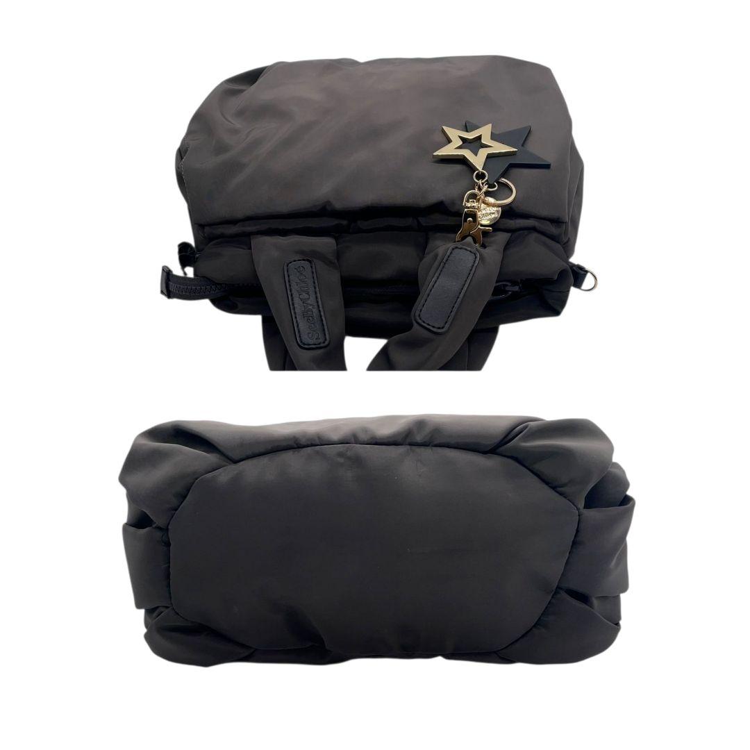 シーバイクロエ ハンドバッグ グレー ジョイライダー スターチャーム u7 トートバッグ ゴールド金具 ロゴ 星 ナイロン SeeByChloe