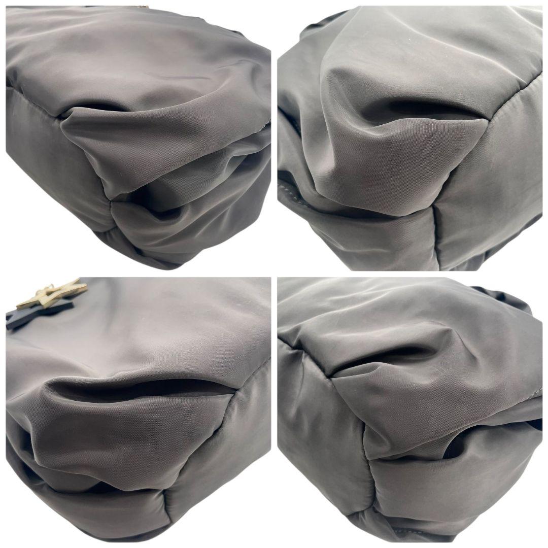 シーバイクロエ ハンドバッグ グレー ジョイライダー スターチャーム u7 トートバッグ ゴールド金具 ロゴ 星 ナイロン SeeByChloe