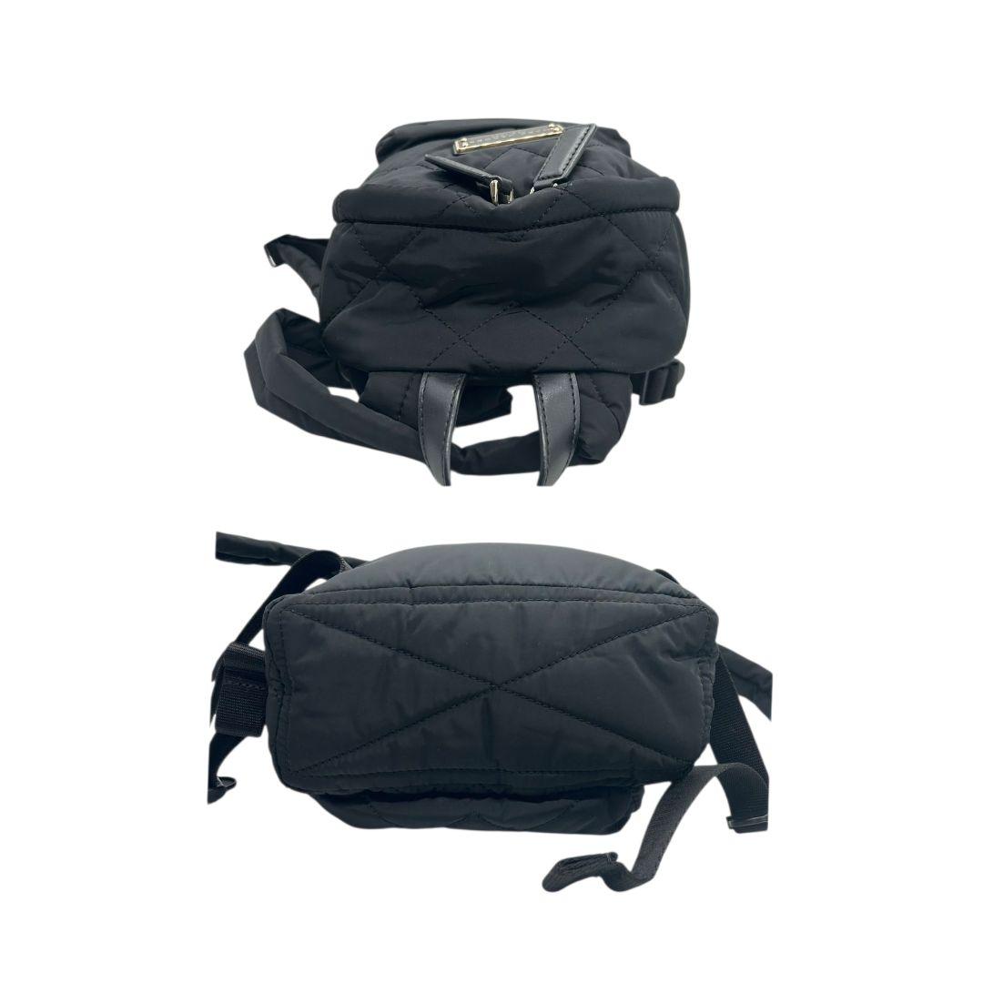 未使用級 マークジェイコブス バックパック 黒 キルティング ナイロン MARC s68 ゴールド金具 ロゴプレート ブランドロゴ ブラック MARC JACOBS