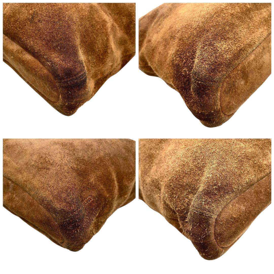 コーチ ショルダーバッグ 茶 ワンショルダー ホーボー スエード ベロア s95 COACH レザー 本革 ゴールド金具 9324 ブラウン 肩掛け可 肩かけ可 トートバッグ 高級感 オシャレ