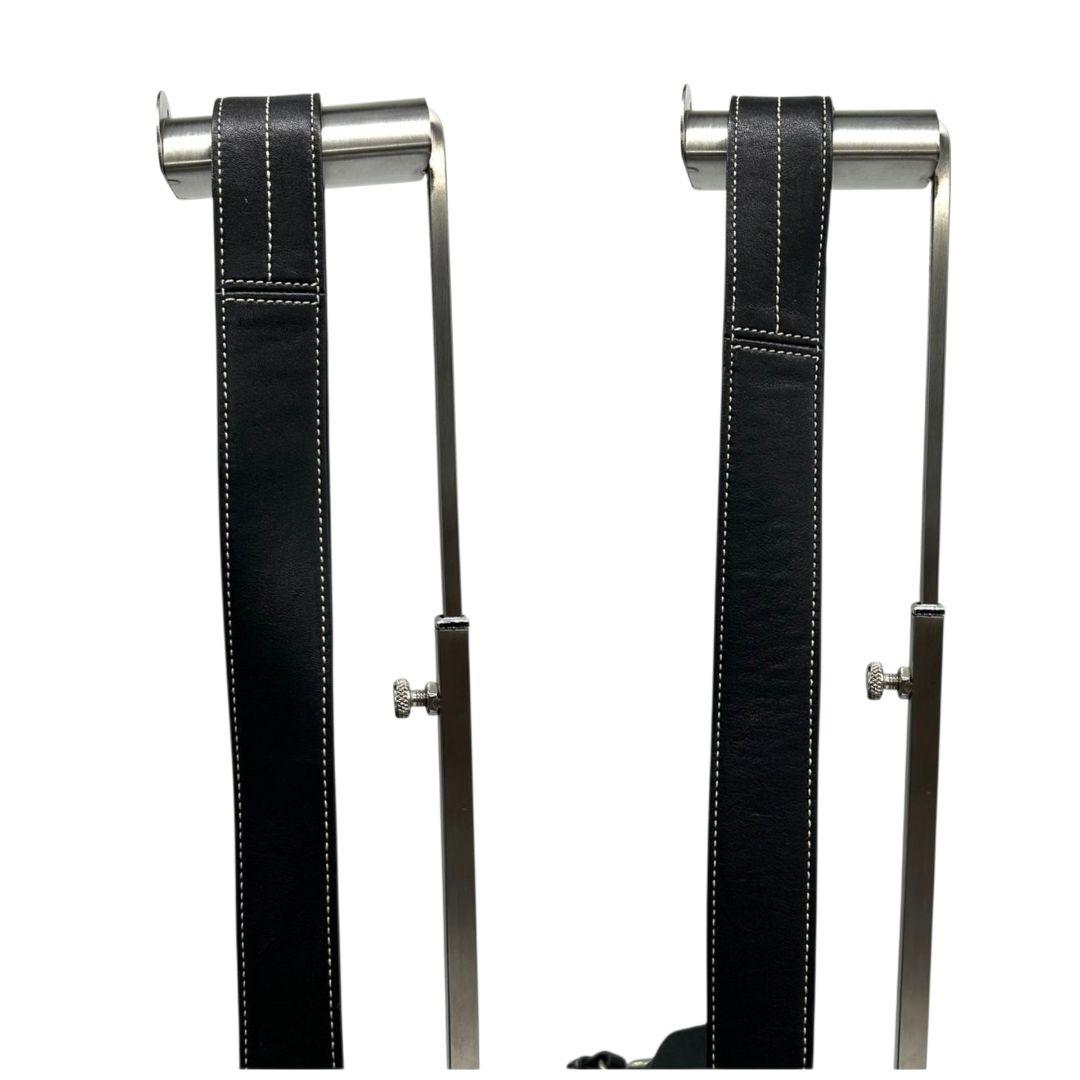 美品 コーチ COACH ショルダーバッグ ホーボー ワンショル 黒 ブラック レザー 本革 タッセル ロゴタグ シルバー金具 斜め掛け可 s44 1414