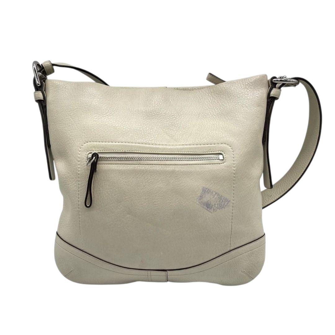 コーチ ショルダーバッグ アイボリー ホーボー 斜め掛け可 レザー u16 A4収納 本革 シルバー金具 ロゴタグ COACH F10940