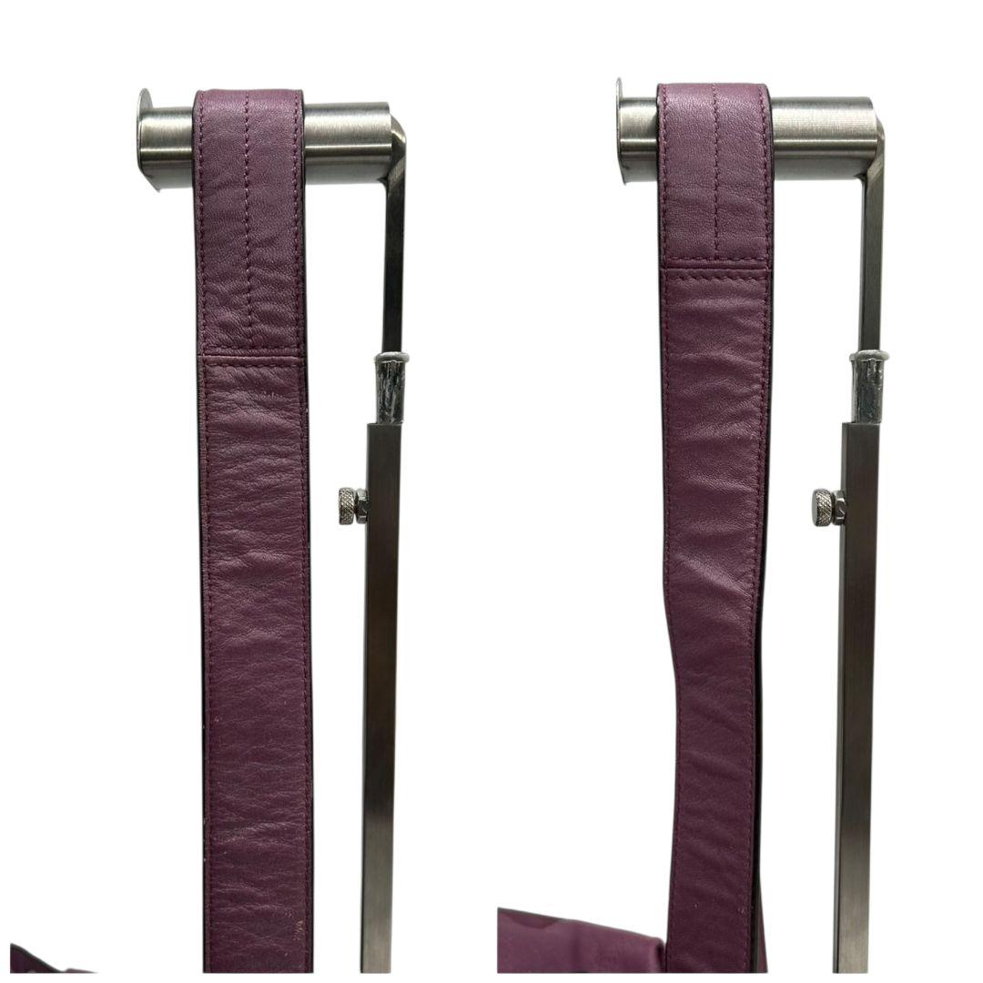 コーチ ショルダーバッグ ピンク パープル シグネチャー ワンショルダー レザー 本革 17104 斜め掛け可 シルバー金具 ロゴタグ COACH s82