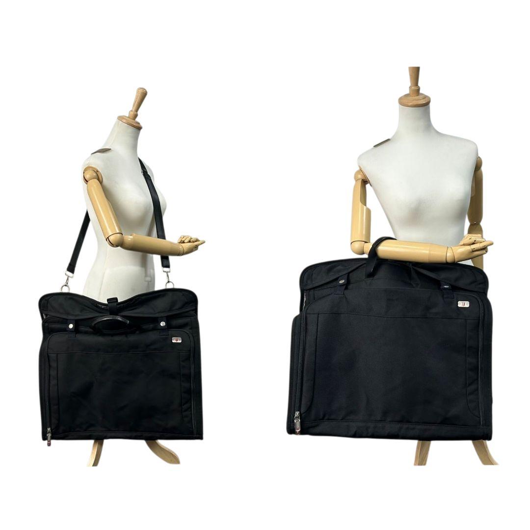 ビクトリノックス VICTORINOX ガーメントバッグ スーツ入れ 2WAY ショルダーバッグ ビジネスバッグ 黒 ブラック ナイロン A4収納可 斜め掛け可 ロゴタグ X