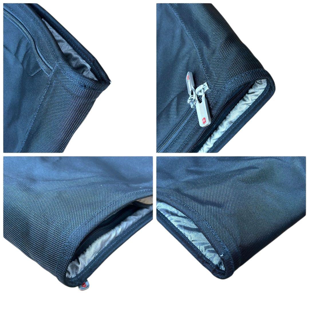 ビクトリノックス VICTORINOX ガーメントバッグ スーツ入れ 2WAY ショルダーバッグ ビジネスバッグ 黒 ブラック ナイロン A4収納可 斜め掛け可 ロゴタグ X