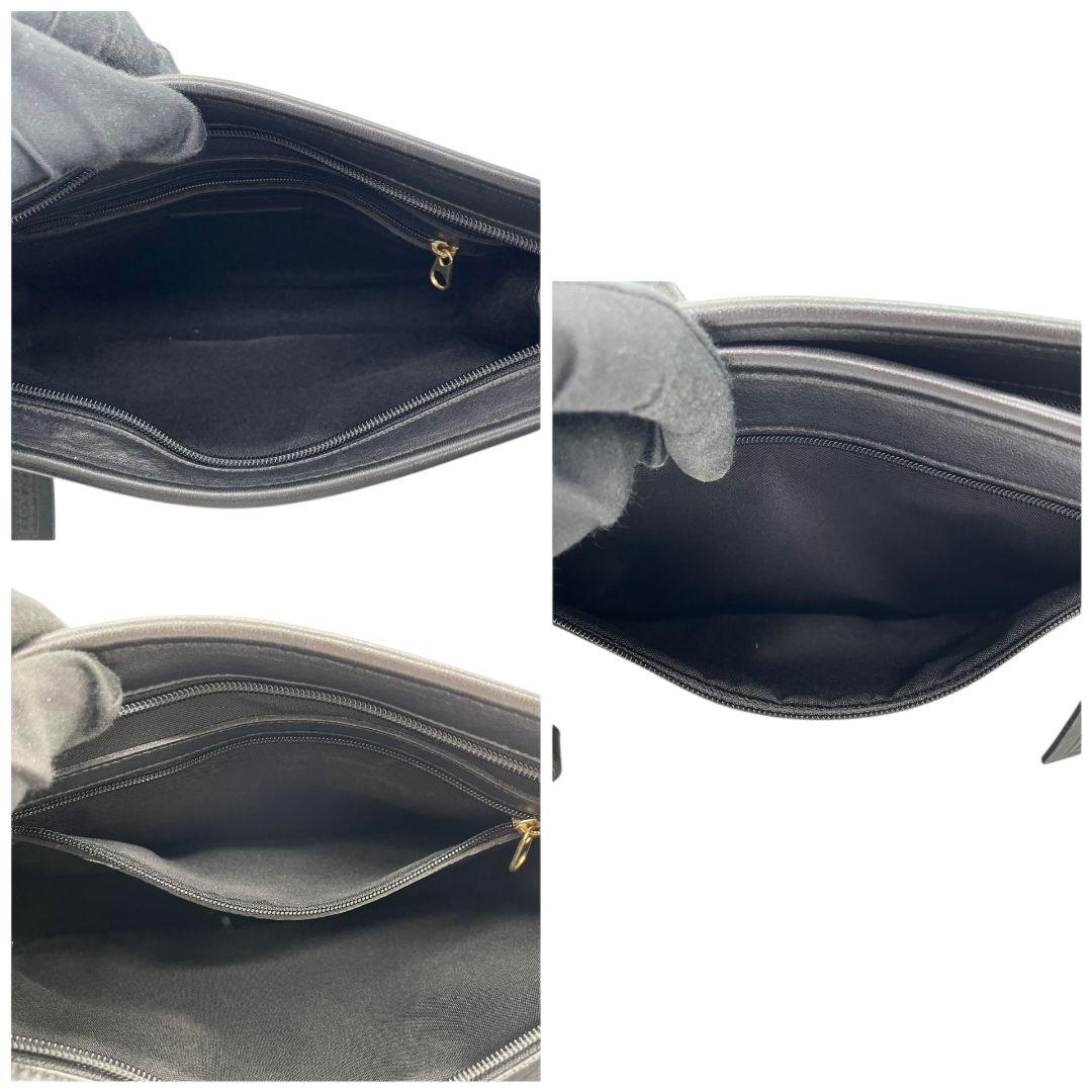 コーチ セカンドバッグ 黒 オールドコーチ クラッチバッグ レザー 本革 ロゴタグ ゴールド金具 COACH 9833 T7 ブラック メンズ レディース ビジネス オシャレ