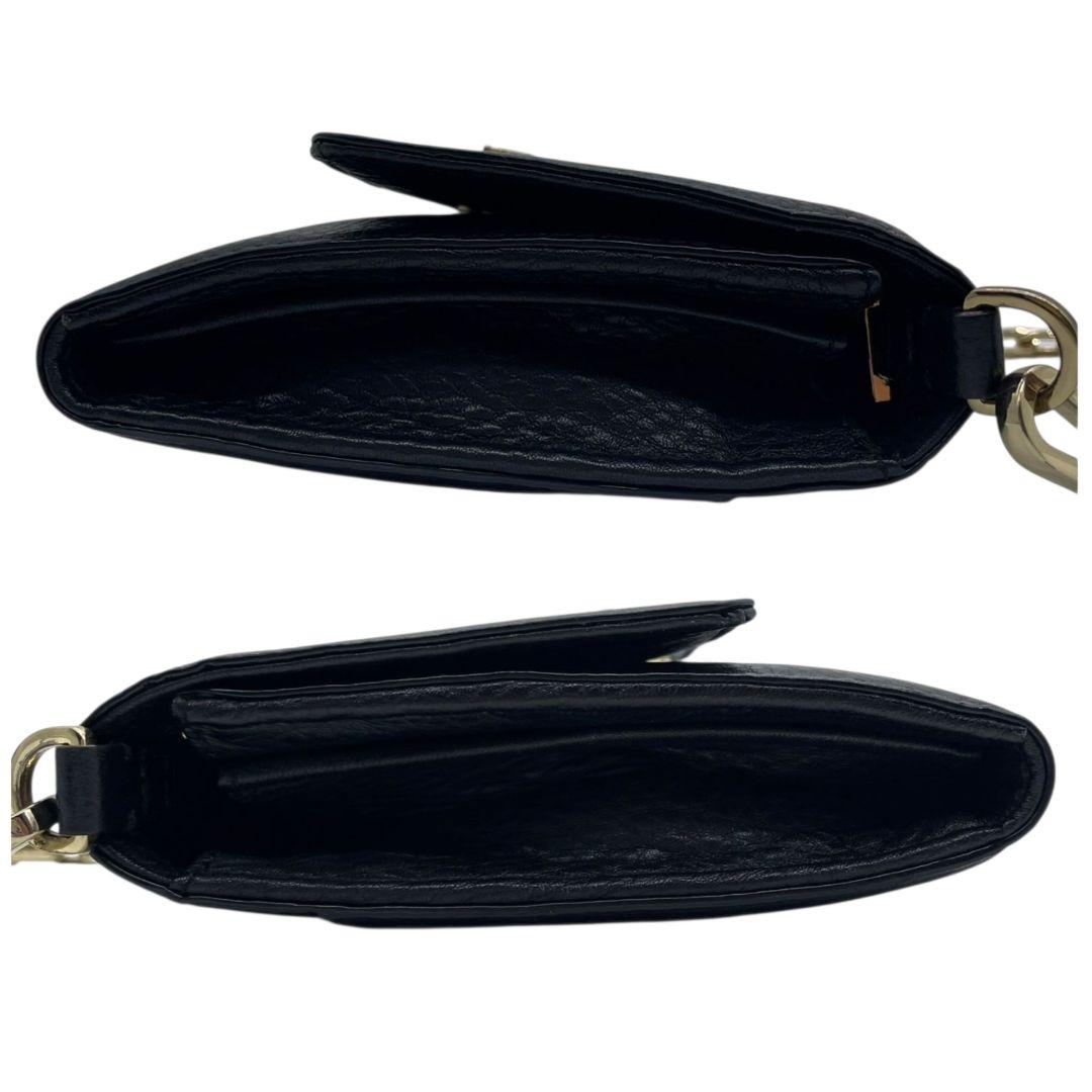 トリーバーチ ショルダーバッグ 黒 ロゴ フラップ レザー チェーン s5 本革 斜め掛け可 ブラック ゴールド金具 TORY BURCH オシャレ