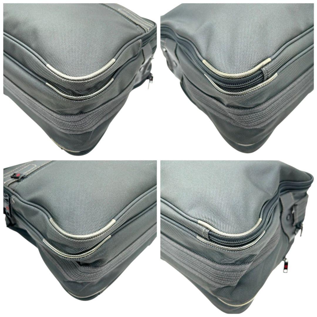 サムソナイト ビジネスバッグ グレー 2way A4収納 自立可 キャンバス トートバッグ ショルダーバッグ 斜め掛け可 ハンドバッグ Samsonite