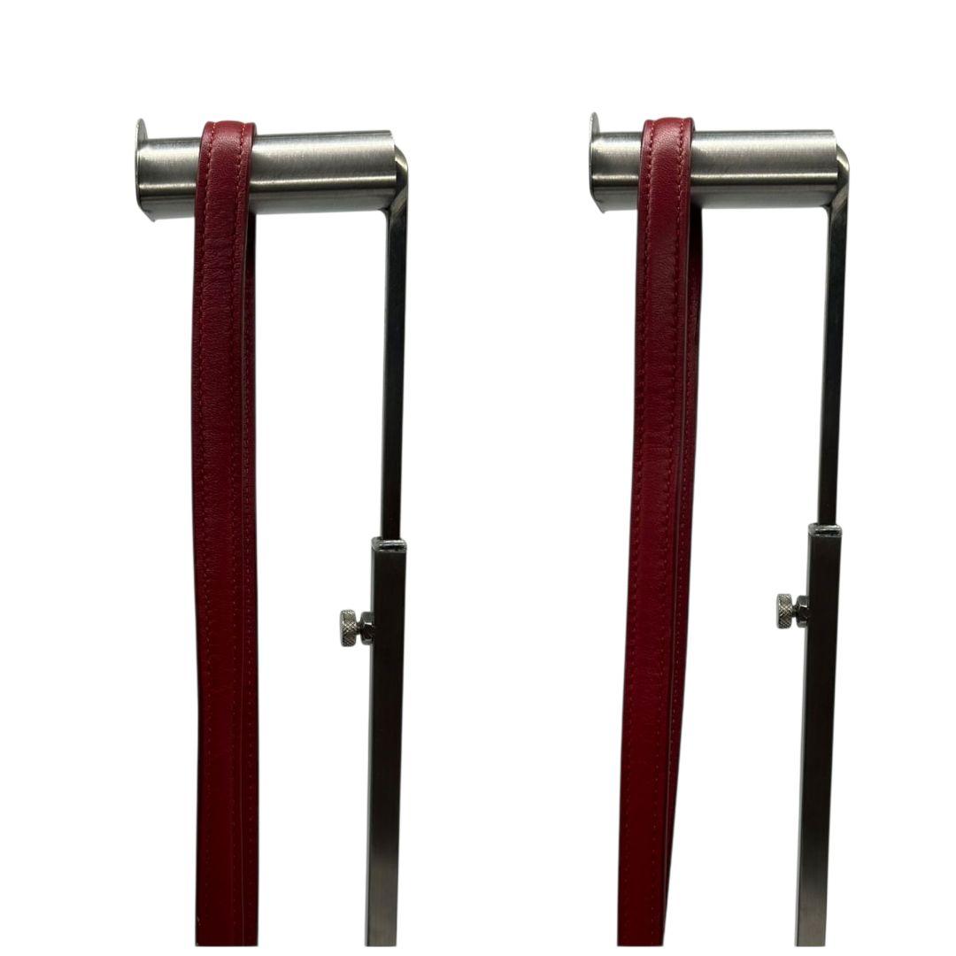 コーチ　ショルダーバッグ　茶　シグネチャー　ストライプ　PVC　レザー　s30　斜め掛け可　ゴールド金具　チャーム付き　ロゴ　ブラウン　レッド　赤　F38402　COACH