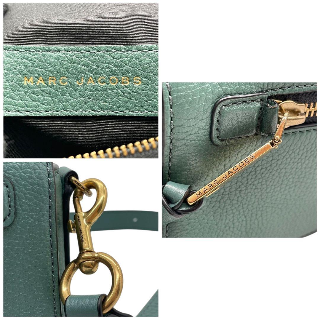 MARC JACOBS マークジェイコブス ショルダーバッグ グリーン 緑 レザー 本革 斜め掛け可 タッセル チャーム ゴールド金具 T4 コンパクト 高級感 レディース