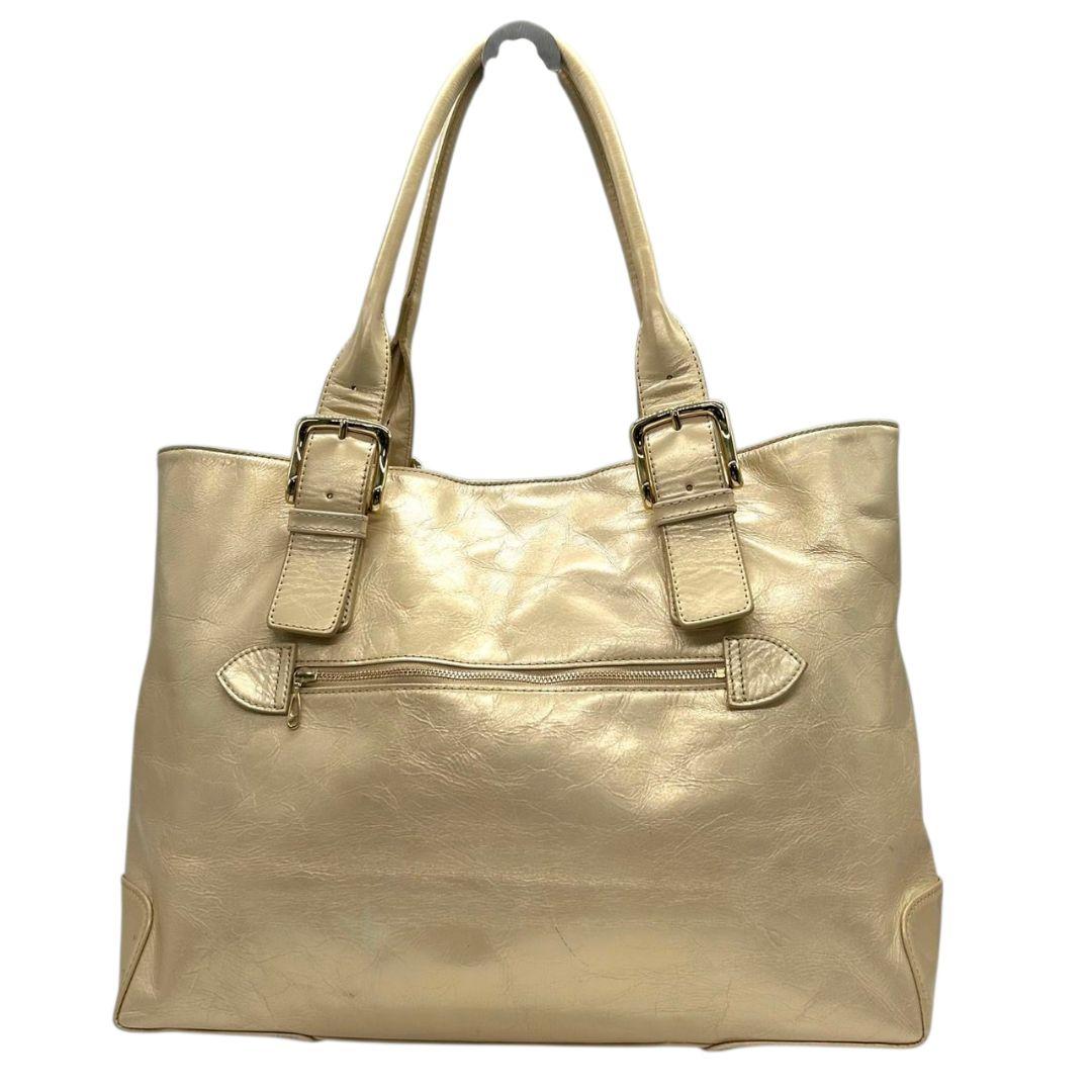 バルコス トートバッグ ゴールド A4収納 ワンショルダー レザー 本革 s49 ハンドバッグ ゴールド金具 肩掛け可 肩かけ可 BARCOS