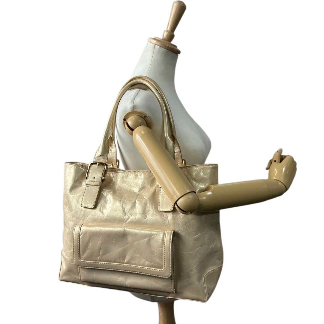 バルコス トートバッグ ゴールド A4収納 ワンショルダー レザー 本革 s49 ハンドバッグ ゴールド金具 肩掛け可 肩かけ可 BARCOS