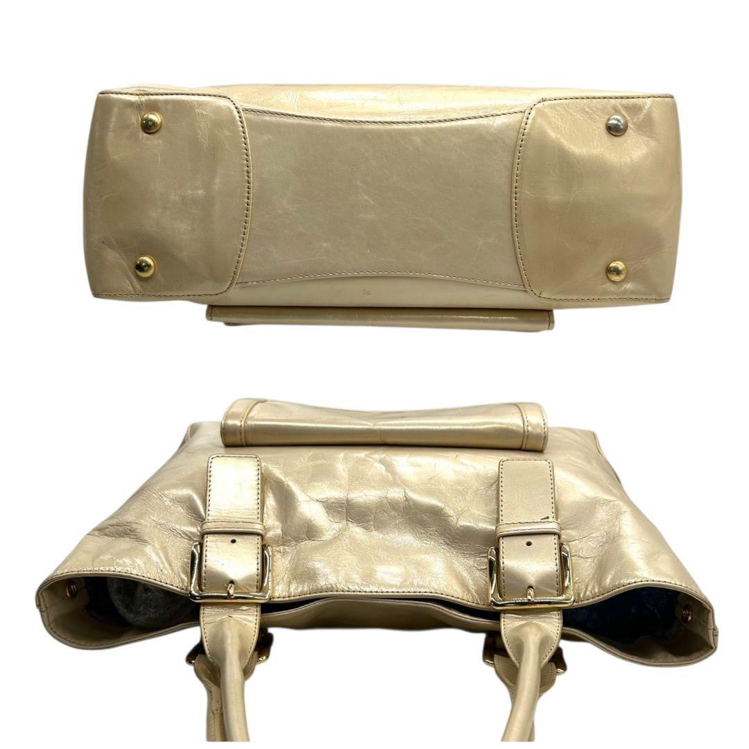 バルコス トートバッグ ゴールド A4収納 ワンショルダー レザー 本革 s49 ハンドバッグ ゴールド金具 肩掛け可 肩かけ可 BARCOS