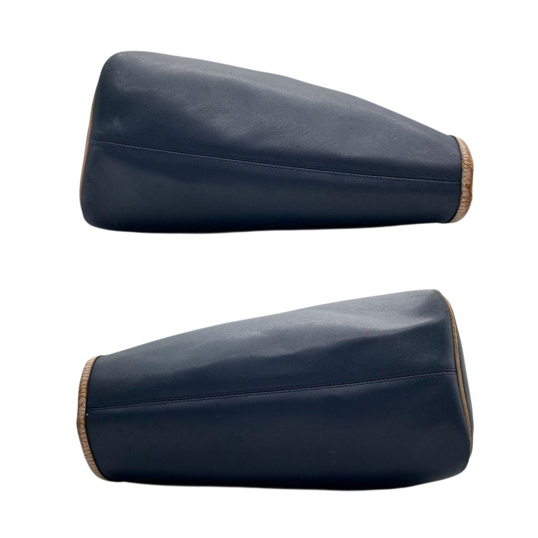 COACH コーチ トートバッグ ネイビー 紺 ベージュ デカロゴ ワンショルダー レザー 本革 ハンドバッグ A4収納 自立可 肩掛け可 シルバー金具 ロゴ F31315 u12 高級感