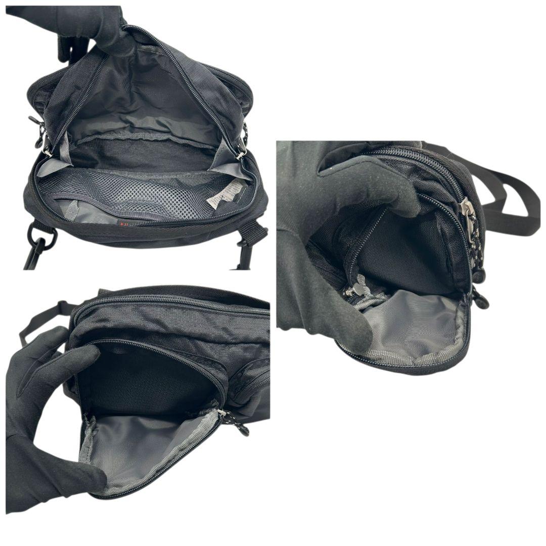 コールマン Coleman ショルダーバッグ ウエストポーチ ボディバッグ 黒 ブラック ロゴ 2way ナイロン 斜め掛け可 s32 メンズ レディース