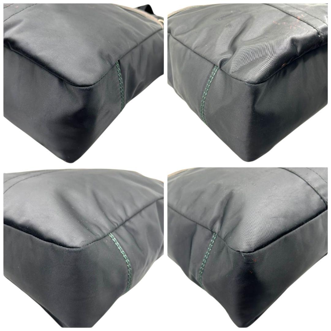 コーチ トートバッグ 黒 ワンショルダー チャーム付き ナイロン A4収納 s23 ハンドバッグ 肩掛け可 レザー 本革 ブラック COACH 10101