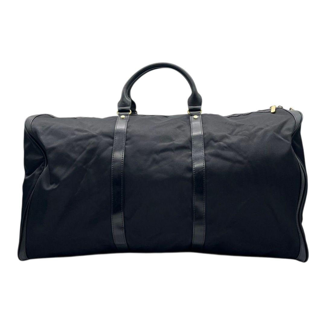 ヴァレンティノガラヴァーニ ボストンバッグ 黒 Vロゴ 2way キャンバス X トートバッグ ハンドバッグ A4収納 レザー 本革 自立可 斜め掛け可 ワンショルダー ブラック Valentino Garavani